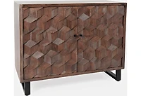 Geometrix 2-Door Accent Cabinet