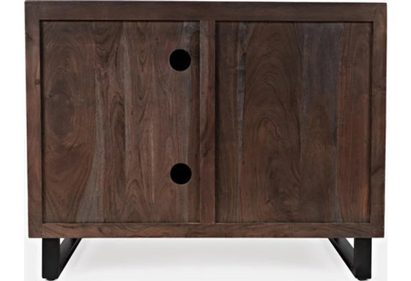 Geometrix 2-Door Accent Cabinet