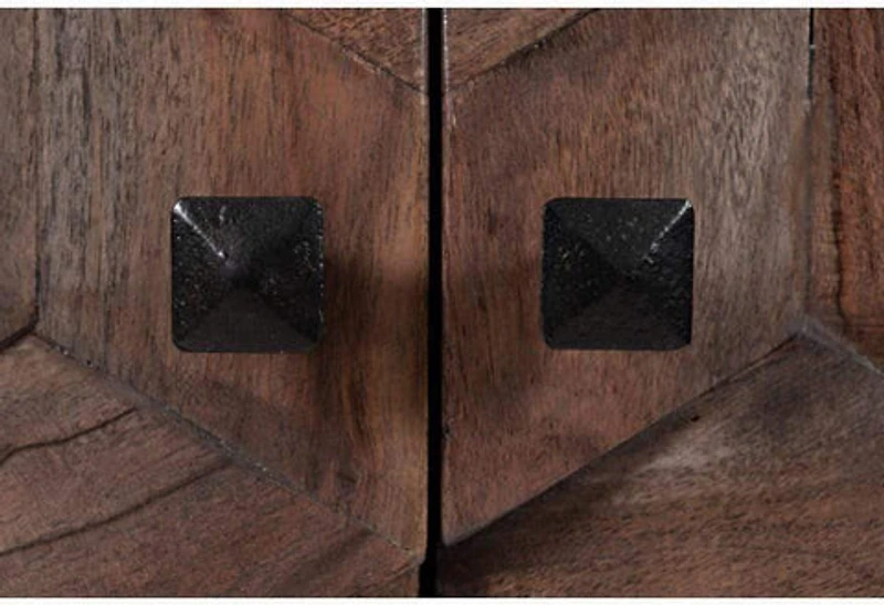 Geometrix 2-Door Accent Cabinet