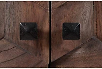 Geometrix 2-Door Accent Cabinet