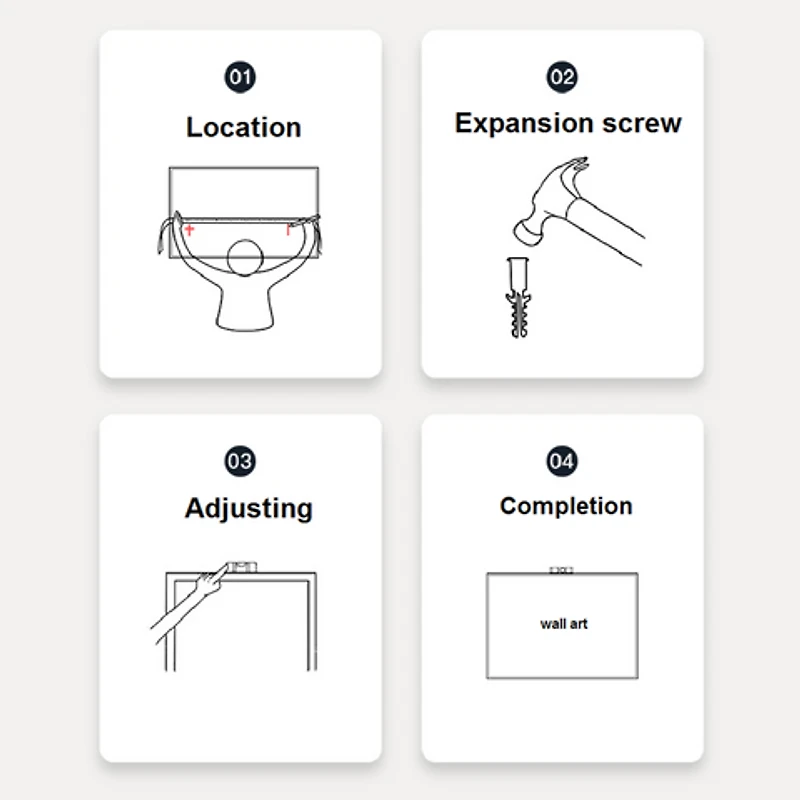 Forest Finds Set of 5 Alloy Matt - Golden Frame Wall Art