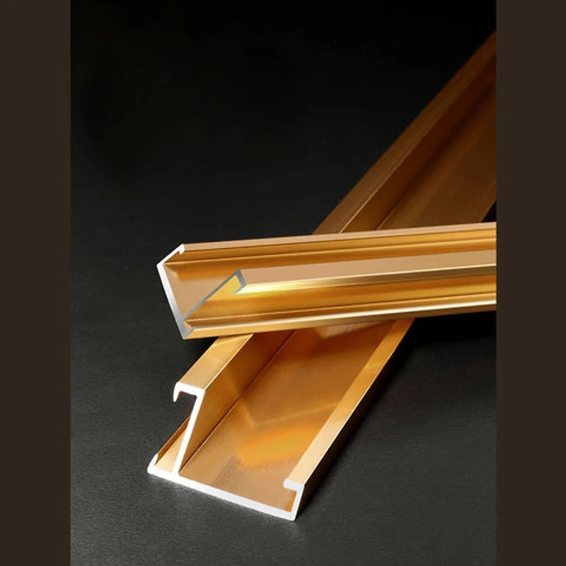 Valley Set of 4 Alloy Matt - Golden Frame Wall Art