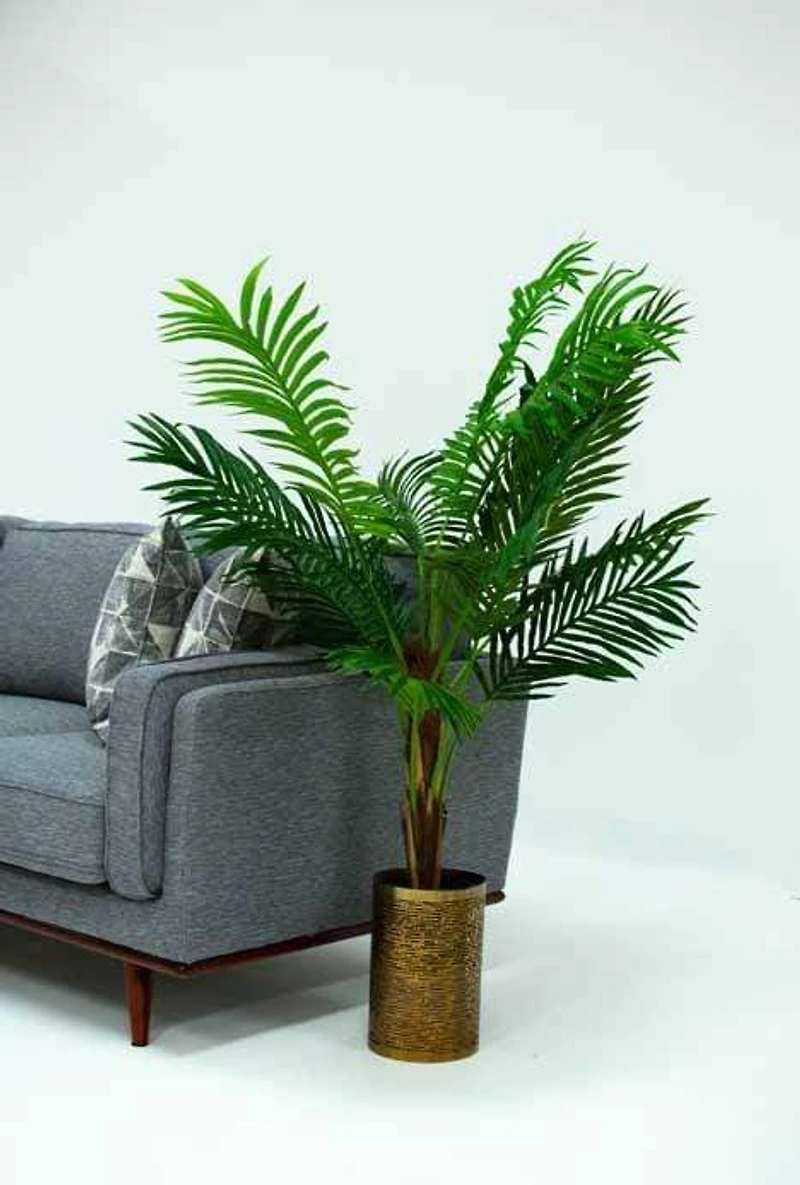 Tyrell White Fabric Accent Chair