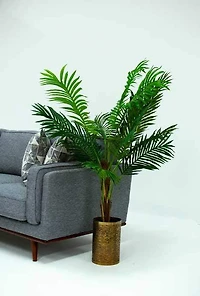 Tyrell White Fabric Accent Chair