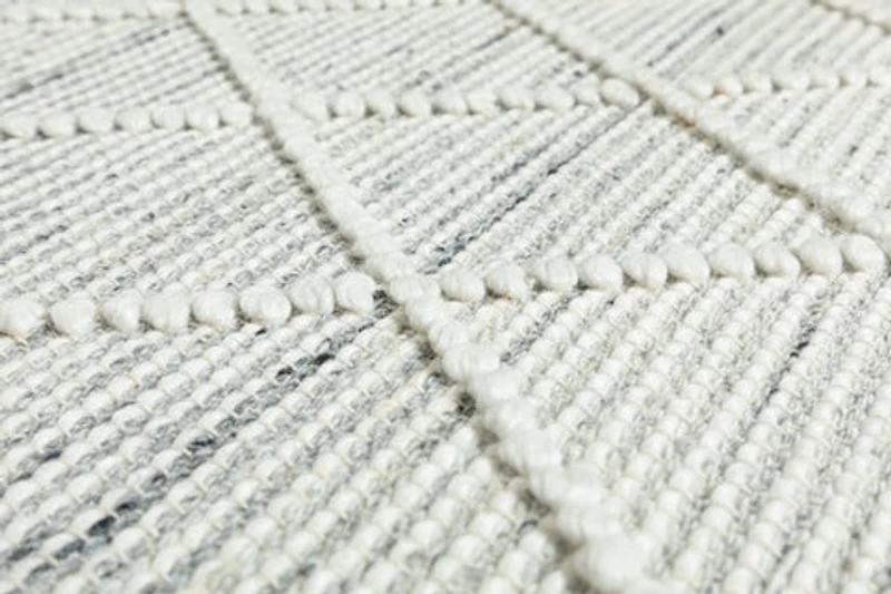 CIMO HAND WOVEN RUG IVORY/GRAY