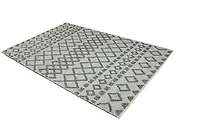 FINTONA HAND WOVEN RUG SILVER/GRAY