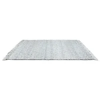 LABIN HAND WOVEN RUG TEAL/SILVER