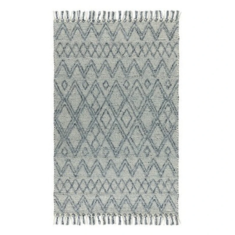 LABIN HAND WOVEN RUG NAVY
