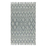 LABIN HAND WOVEN RUG NAVY