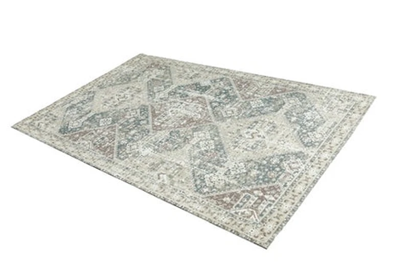 MELENIA MACHINE WOVEN RUG BEIGE/MARINE