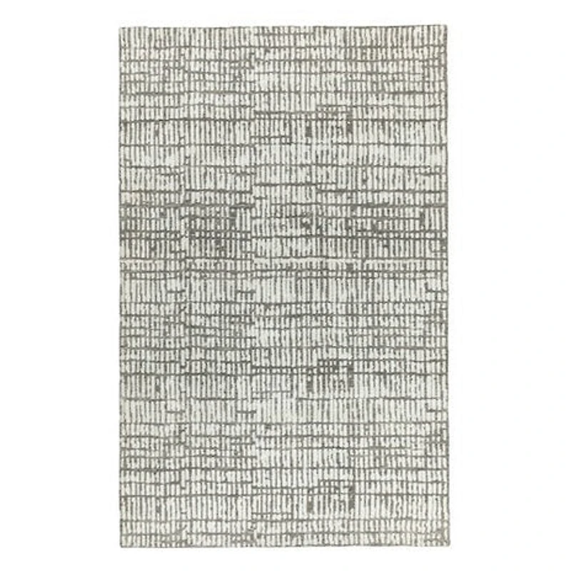Milton Machine Woven Rug - Ivory/Grey