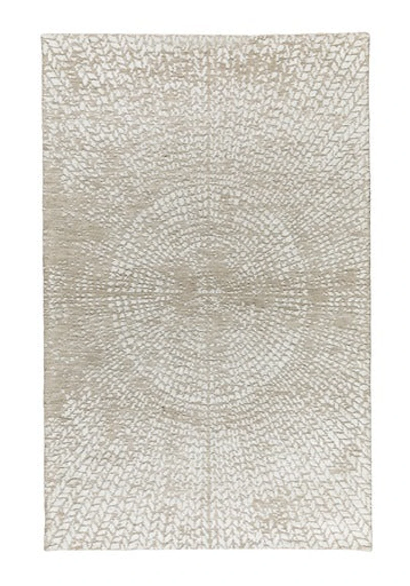 MILTON MACHINE WOVEN RUG TAUPE/IVORY