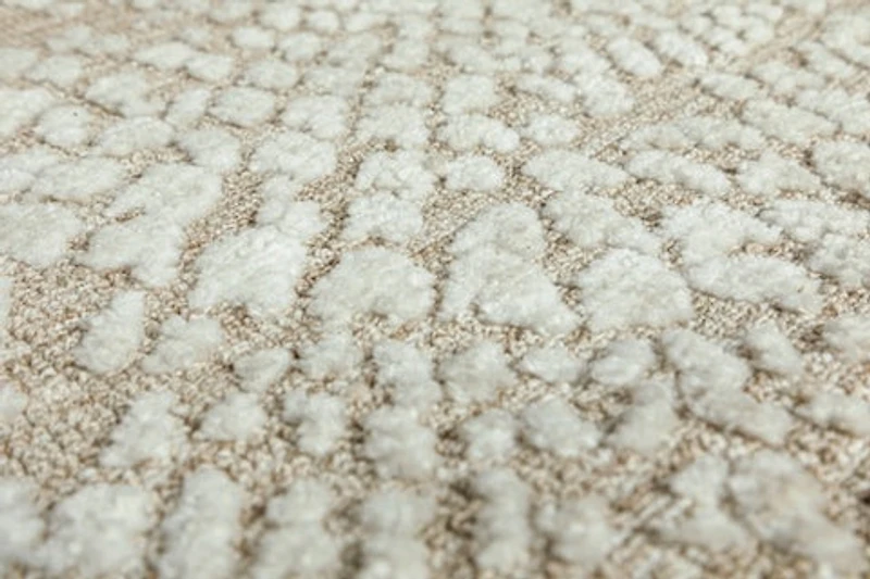 MILTON MACHINE WOVEN RUG TAUPE/IVORY