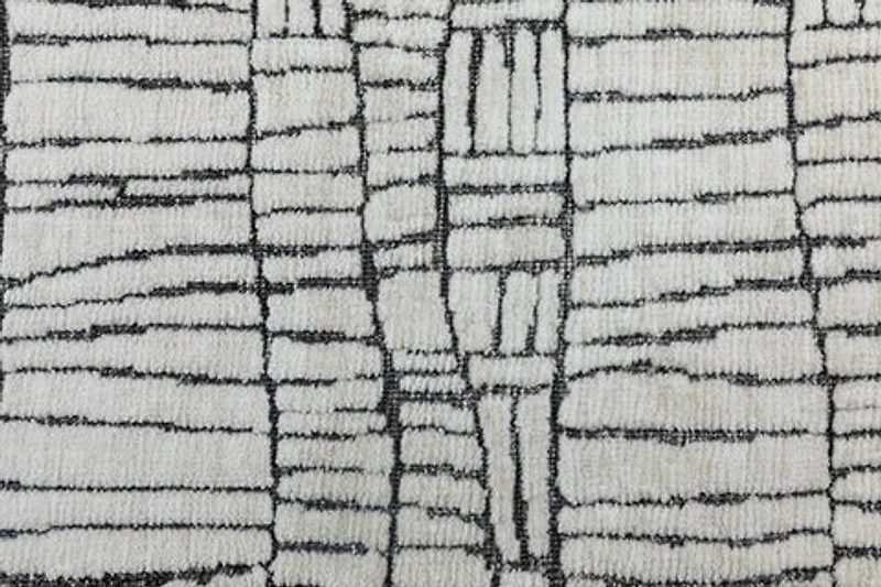 MILTON MACHINE WOVEN RUG IVORY/SLATE