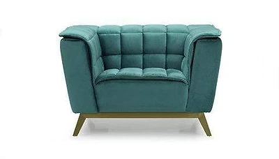 Allister Velvet Chair-Green