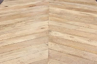 ZIVA Parquet Style Solid Mango Wood Dining Table