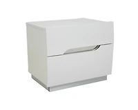 Zoe Glossy White Night stand