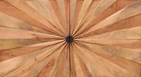 FITNIA SOLID WOOD WITH SUNBURST PATTERN 2 DOOR SIDEBOARD