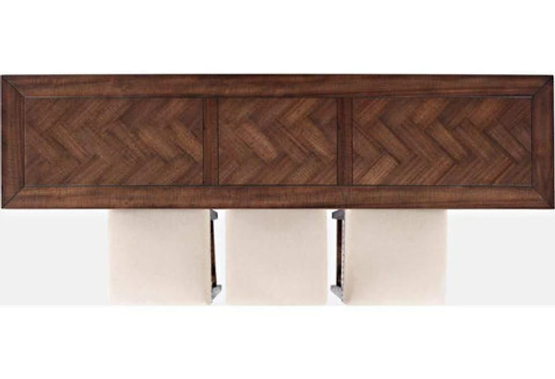 Fairview Oak Sofa Counter Dining 4PC