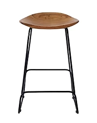 Nature's Edge Backless Stool - Natural - Greater Vancouver Furniture