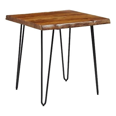 Nature's Edge Square End Table - Chestnut