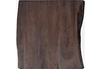 Nature's Edge Square End Table Slate Brushed Grey