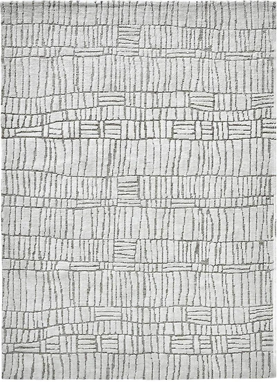 MILTON MACHINE WOVEN RUG IVORY/GREY