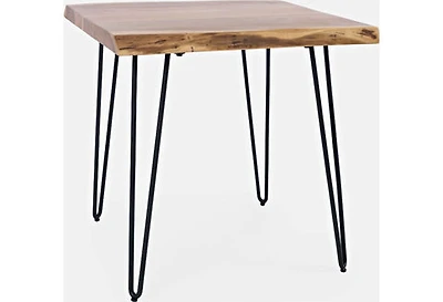 Nature's Edge Square End Table Natural