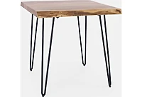 Nature's Edge Square End Table Natural