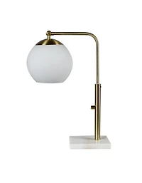 Sphere Antique Brass Table Lamp