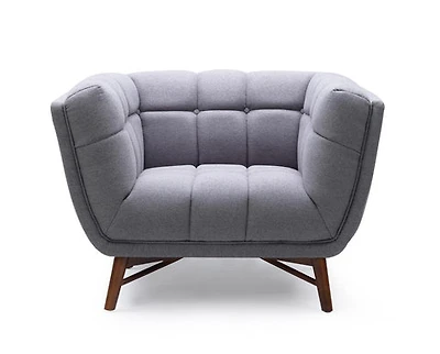 Kitsilano Kitsilano Accent Chair - Grey Fabric - Greater Vancouver Furniture