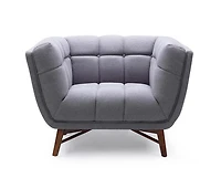 Kitsilano Kitsilano Accent Chair - Grey Fabric - Greater Vancouver Furniture