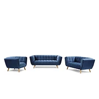 Kitsilano Loveseat - Velvet Blue