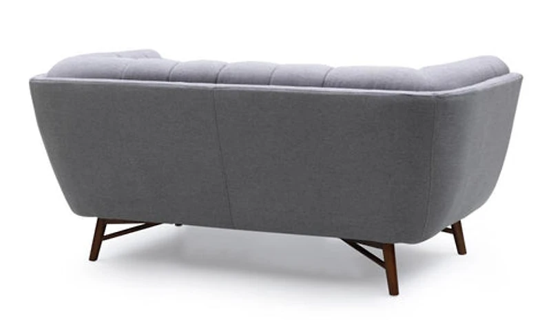 Kitsilano Loveseat - Grey Fabric | Couches- Accents@Home