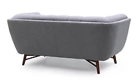 Kitsilano Loveseat - Grey Fabric | Couches- Accents@Home