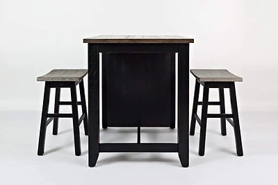 Madison County 3pc Counter Height Set