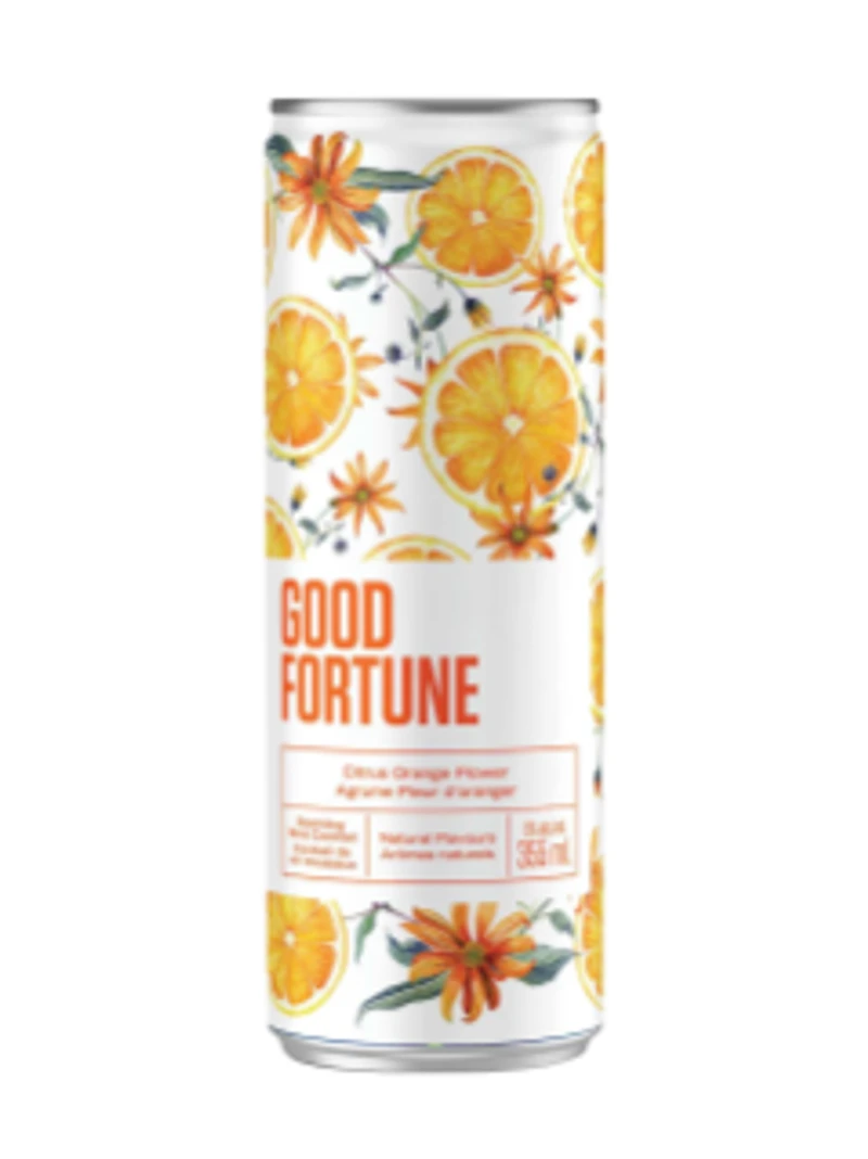 Good Fortune Citrus Orange Flower Sparkling Wine Beverage