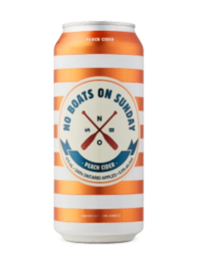 No Boats On Sunday Peach Cider