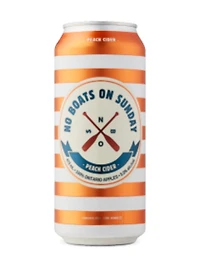 No Boats On Sunday Peach Cider