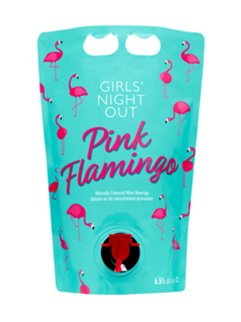 Girls' Night Out Pink Flamingo Flavoured Wine Beverage