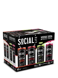 Social Lite Vodka Soda Mixed Pack