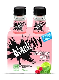 Black Fly Rum Mojito Raspberry