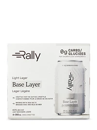 Rally Beer Company Base Layer Lager
