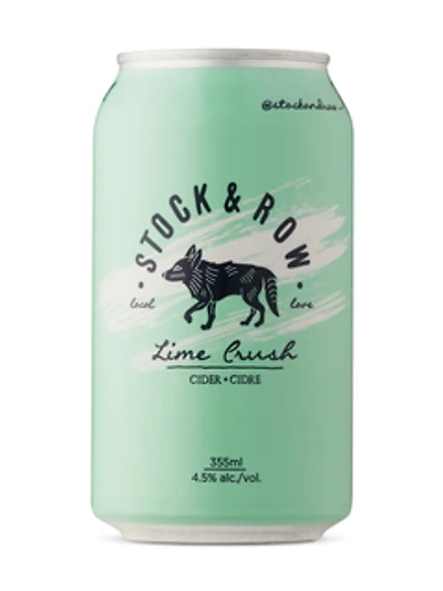 Stock And Row Lime Crush Cider