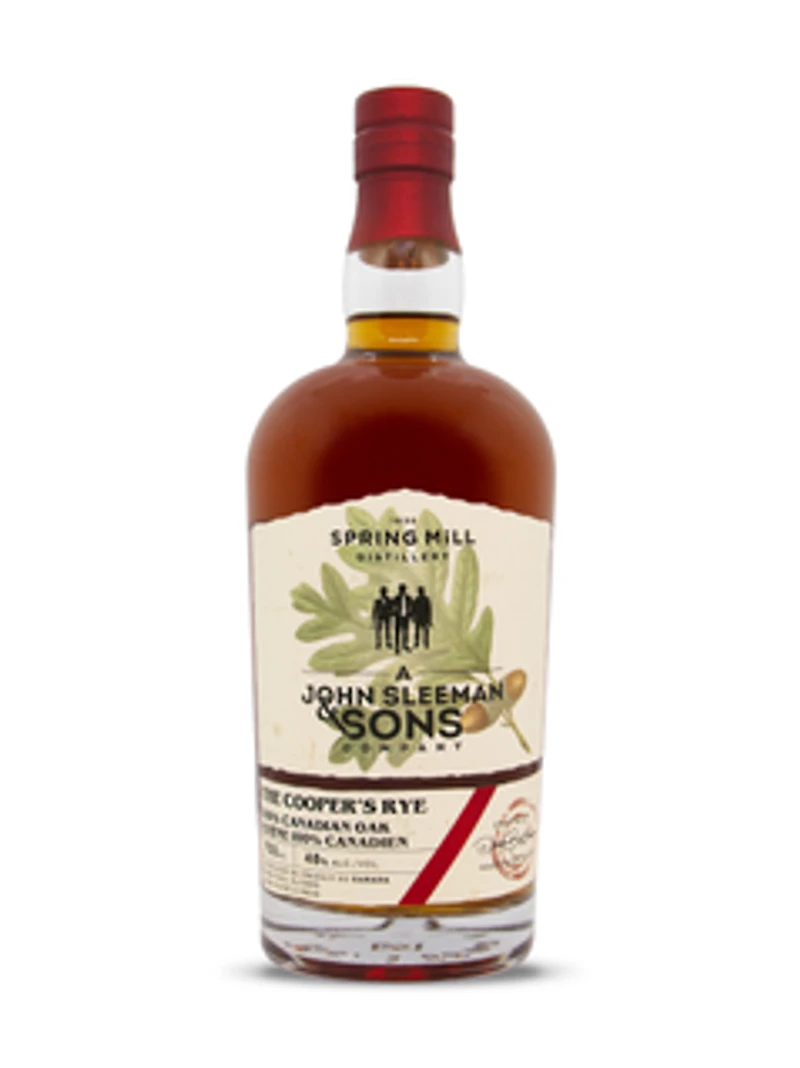 Spring Mill John Sleeman & Sons The Cooper's Rye Canadian White Oak Whisky