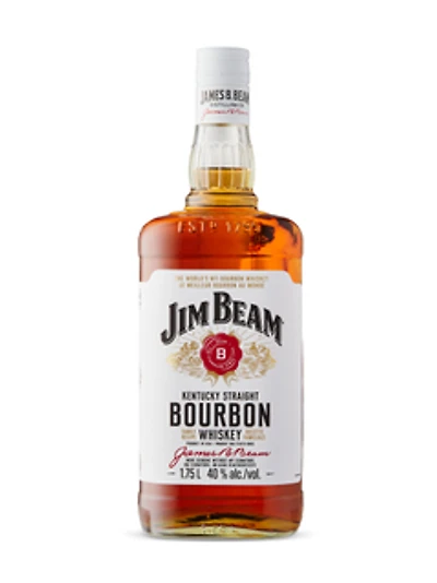 Jim Beam White Label Bourbon Whiskey