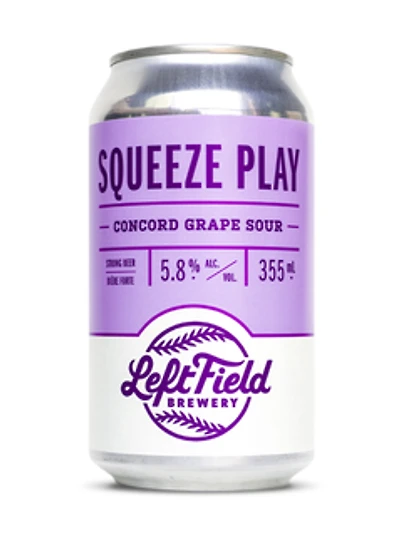 Left Field Brewery Squeeze Play Concord Grape Sour