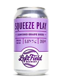 Left Field Brewery Squeeze Play Concord Grape Sour