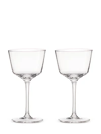 Crystal Nick And Nora Glasses 2 Pack