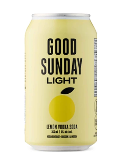 Good Sunday Light Lemon Vodka Soda